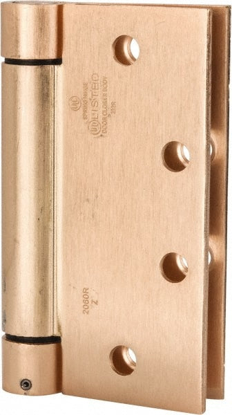 Specialty Hinges; Hinge Material: Steel; Hinge Type: Spring; Mount Type: Full-Mortise; Finish: Satin Bronze; Load Capacity: 200 lb; Door Leaf Height: 4.5