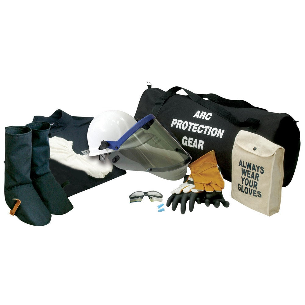 Arc Flash Clothing Kit: Size 5X-Large, Cotton, Coat, Hoods & Leggings