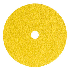 Fiber Disc:  7" Disc Dia, 7/8" Hole, Arbor Hole, 36 Grit, Premium Ceramic Alumina