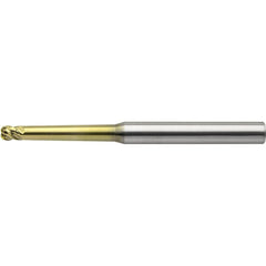 Corner Radius End Mill: 1.25 mm Dia, 1.2500 mm LOC, Centercutting Series HTNRS