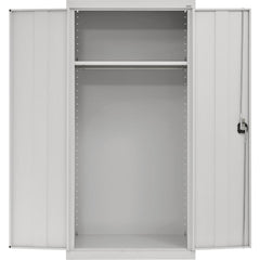 Steel Lockable Wardrobe Cabinet Cabinet: 36" Wide, 24" Deep, 72" High