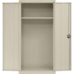 Steel Lockable Wardrobe Cabinet Cabinet: 36" Wide, 24" Deep, 72" High