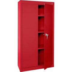 Steel Lockable Welded Storage Cabinet Cabinet: 30" Wide, 18" Deep, 66" High