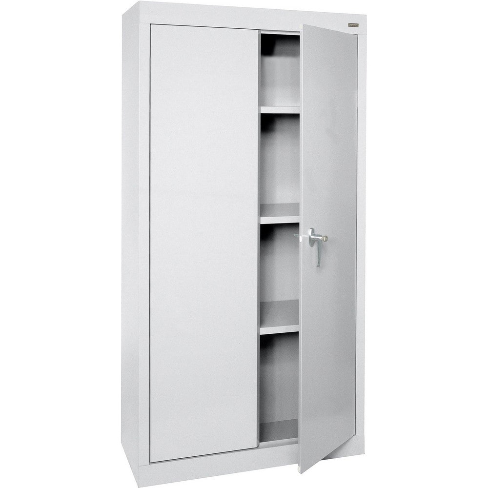 Steel Lockable Welded Storage Cabinet Cabinet: 30" Wide, 18" Deep, 66" High