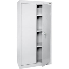 Steel Lockable Welded Storage Cabinet Cabinet: 30" Wide, 18" Deep, 66" High