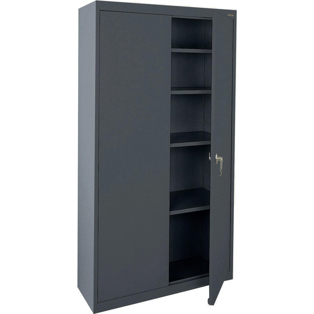 Steel Lockable Welded Storage Cabinet Cabinet: 36" Wide, 18" Deep, 72" High