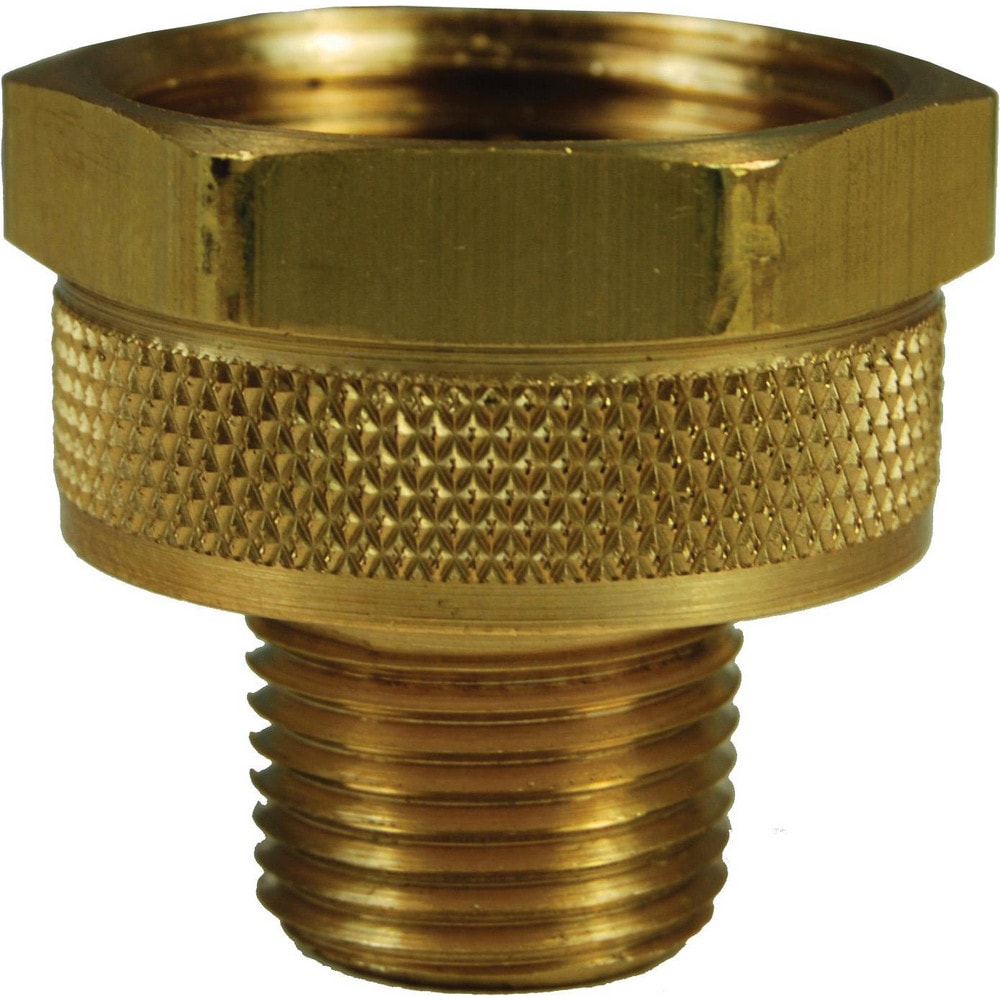 Garden Hose Fittings & Repair Kits; Kit Type: Adapter ; Connector Type: Female Hose x Male Hose; Compatible Hose Diameter: 0.5, 0.75; Thread Size (Inch): 3/4 x 1/2; Thread Type: NPTF, GHT; Material: Brass; Color: Copper