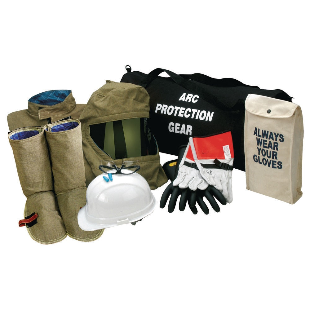 Arc Flash Clothing Kit: Size 2X-Large, Cotton, Coat, Hoods & Leggings