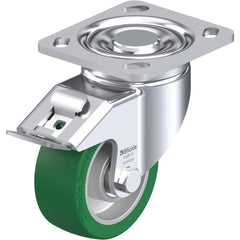 Top Plate Casters; Mount Type: Plate; Number of Wheels: 1.000; Wheel Diameter (Inch): 6; Wheel Material: Rubber; Wheel Width (Inch): 2; Wheel Color: Gray