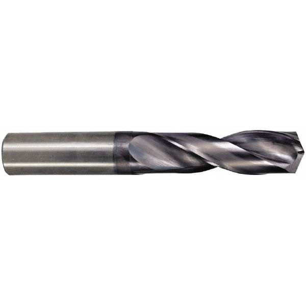 Screw Machine Length Drill Bit: 3.00 mm Dia, 142 deg Point, Solid Carbide