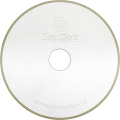 Surface Grinding Wheel: 6" Dia, 1/2" Thick, 1-1/4" Arbor, 100 Grit