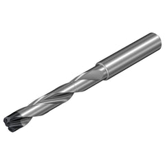 Jobber Drill: 6.75 mm Dia, 140 deg Point, Solid Carbide