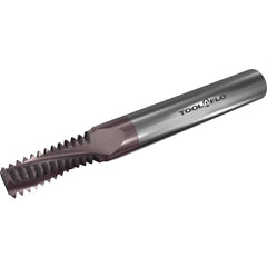 Helical Flute Thread Mill: 3/4-20 - 1-20, Internal, 5 Flute, 1/2" Shank Dia, Solid Carbide