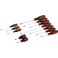 Screwdriver Sets; Screwdriver Types Included: Phillips , Slotted; Container Type: Clamshell; Tether Style: Not Tether Capable