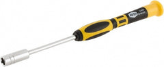 Electronic Nut Driver: Solid Shaft, Ergonomic Handle, 6-3/4" OAL