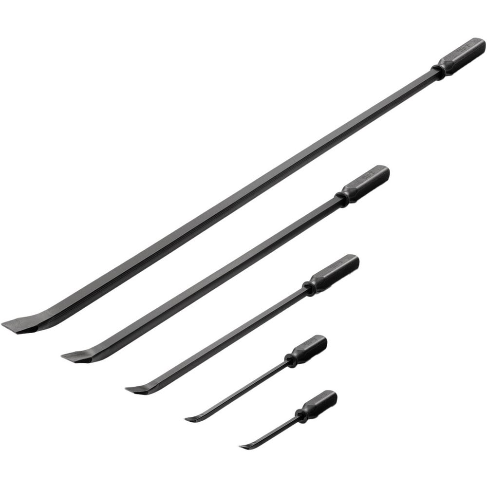 Pry Bar Sets; Set Type: Angled Tip Handled Prybar; Tip Type: Chisel; Material: Steel; Head Width: 1.2000; Overall Length (Decimal Inch): 45.0000; Bar Shape: Square; Shaft Length: 0.0 in