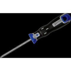 Phillips Screwdrivers; Overall Length (Inch): 10-3/16; Handle Type: Comfort Grip; Phillips Point Size: #2; Handle Color: Gray, Blue, Black