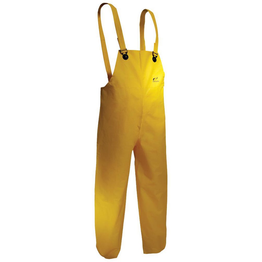 Rain Bib Overalls: Size 3X-Large, Nylon & PVC