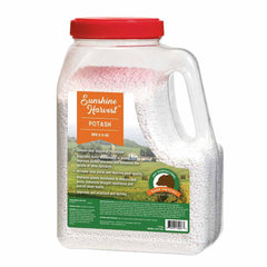 Garden & Pump Sprayer Accessories; Description: Sunshine Harvest NPK 0-0-60 potash fertilizer 12lb shaker jug; Form: Granules; Container Size (Lb.): 12; For Use With: Spreader; Chemical Safe: Yes; Type: Fertilizer