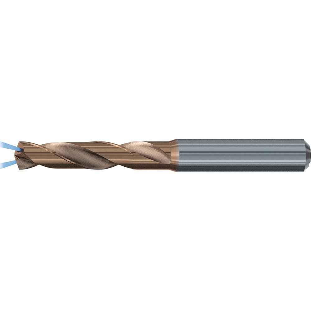 Screw Machine Length Drill Bit: 5.30 mm Dia, 140 deg Point, Solid Carbide