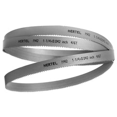 Welded Bandsaw Blade: 12'" Long x 1-1/4" Wide x 0.0420" Thick, 4-6 TPI