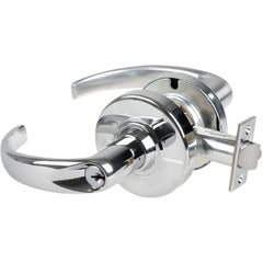 Lever Locksets; Lockset Type: Passage; Key Type: Keyed Different; Back Set: 2-3/4; Cylinder Type: Non-Keyed; Material: Metal; Door Thickness: 1-5/8