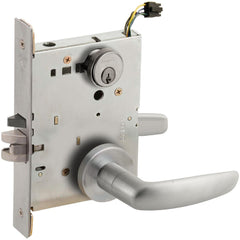 Lever Locksets; Lockset Type: Entrance; Key Type: Keyed Different; Back Set: 2-3/4; Cylinder Type: Conventional; Material: Metal; Door Thickness: 1-3/4; Finish: Satin Chromium Plated