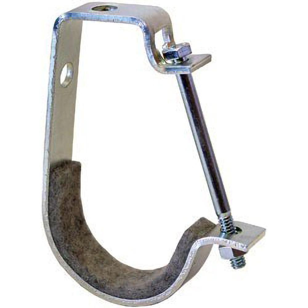 Felt Lined Hanger: 2-1/2" Pipe, Carbon Steel