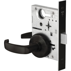 Lever Locksets; Lockset Type: Passage; Key Type: Keyed Different; Back Set: 2-3/4; Cylinder Type: Non-Keyed; Material: Metal; Door Thickness: 1-3/4; Finish: Matte Black