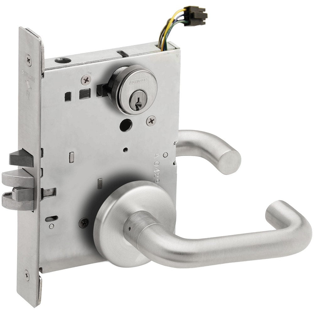 Lever Locksets; Lockset Type: Entrance; Key Type: Keyed Different; Back Set: 2-3/4; Cylinder Type: Conventional; Material: Metal; Door Thickness: 1-3/4; Finish: Satin Stainless Steel