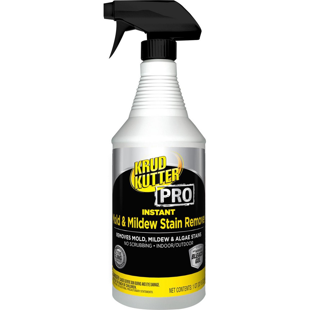 Mold & Mildew Stain Remover:  32 oz, Spray Bottle,  No