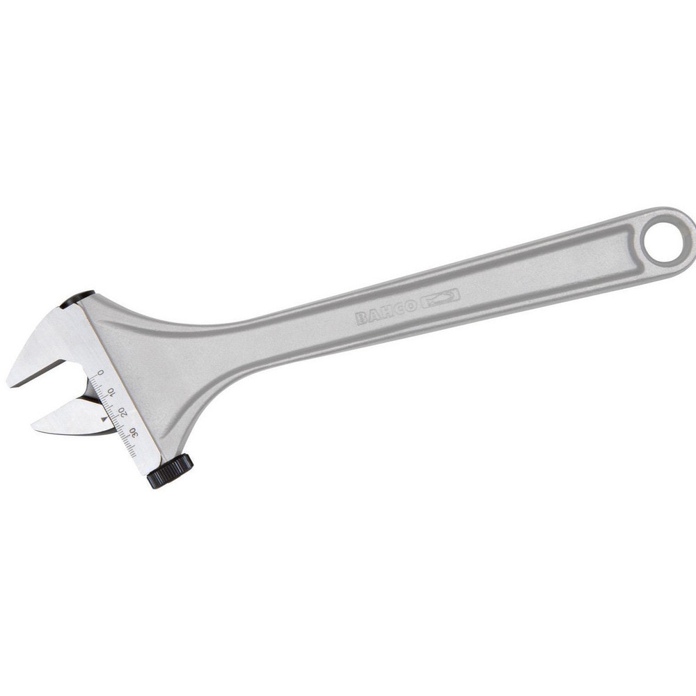 Adjustable Wrench: 20" OAL, 2-3/8" Jaw Capacity