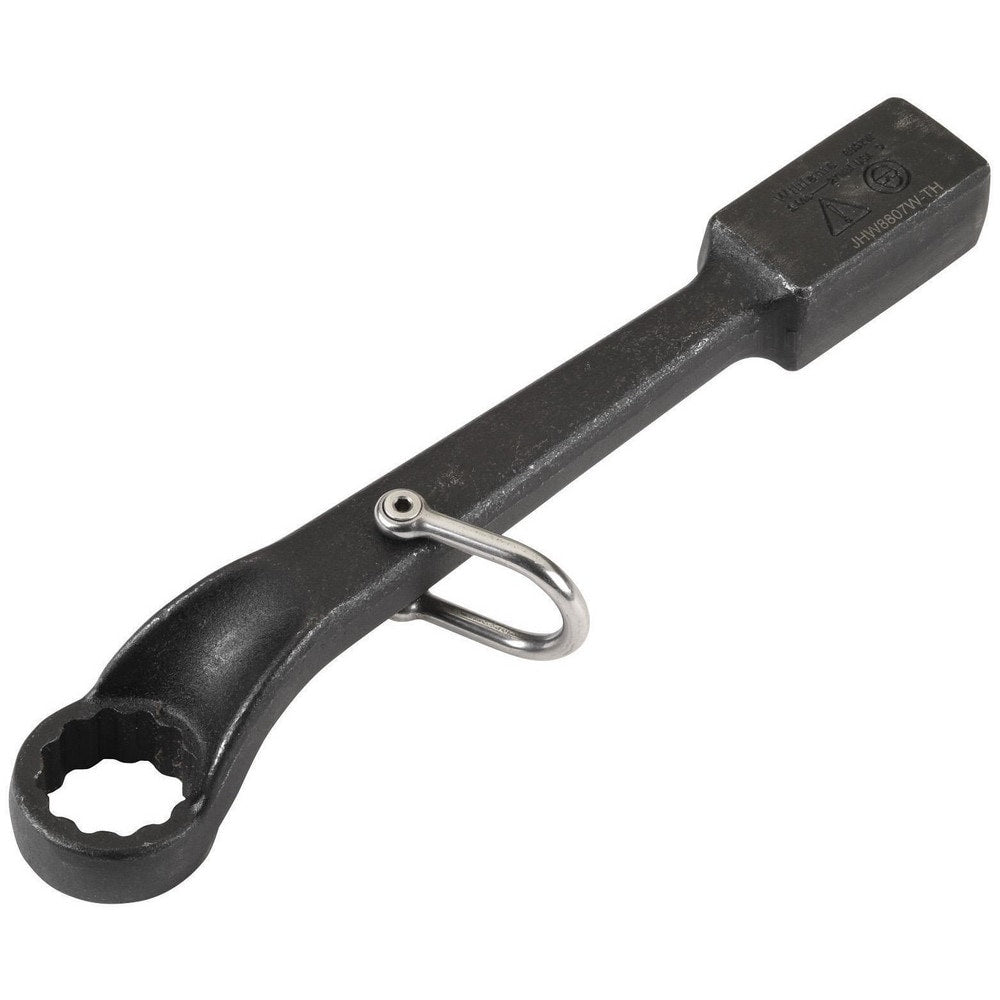 Striking Box End Wrench: 3-3/8", 12 Point, Single End