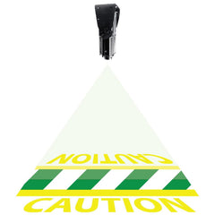 LED Sign Projectors; Sign Type: Pedestrian Crosswalk; Legend: Caution; Bilingual: No; Language: English; Color: White, Yellow, Green; Maximum Projection: 20 ft; Mounting Location: Ceiling; Wattage: 200.000