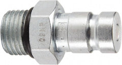 Hydraulic Hose Male Pipe Rigid Nipple Fitting: 1/8", 7/16-20, 6,000 psi