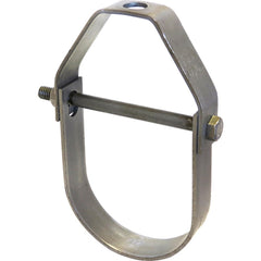 Adjustable Clevis Hanger: 12" Pipe, Carbon Steel