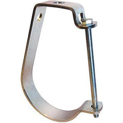 Pipe or Conduit Hanger: 4" Pipe, Carbon Steel