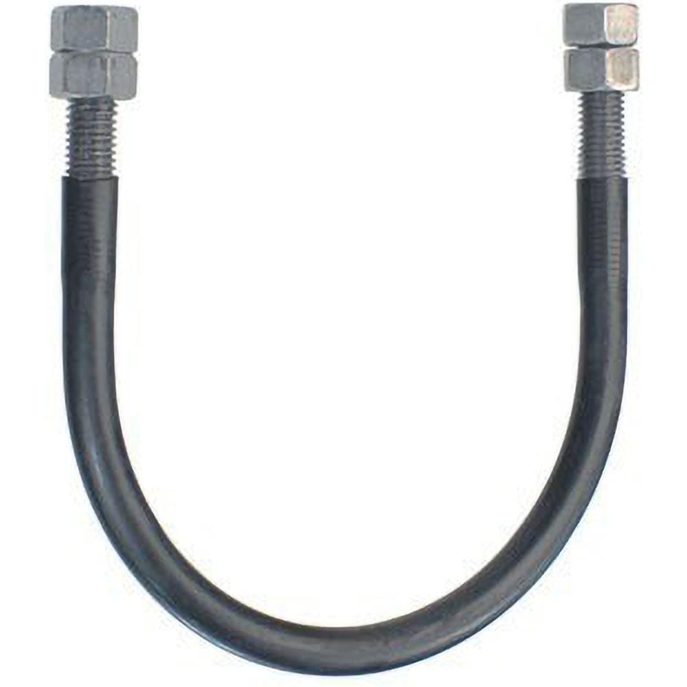 U-Bolt Clamp: 5" Pipe, Carbon Steel