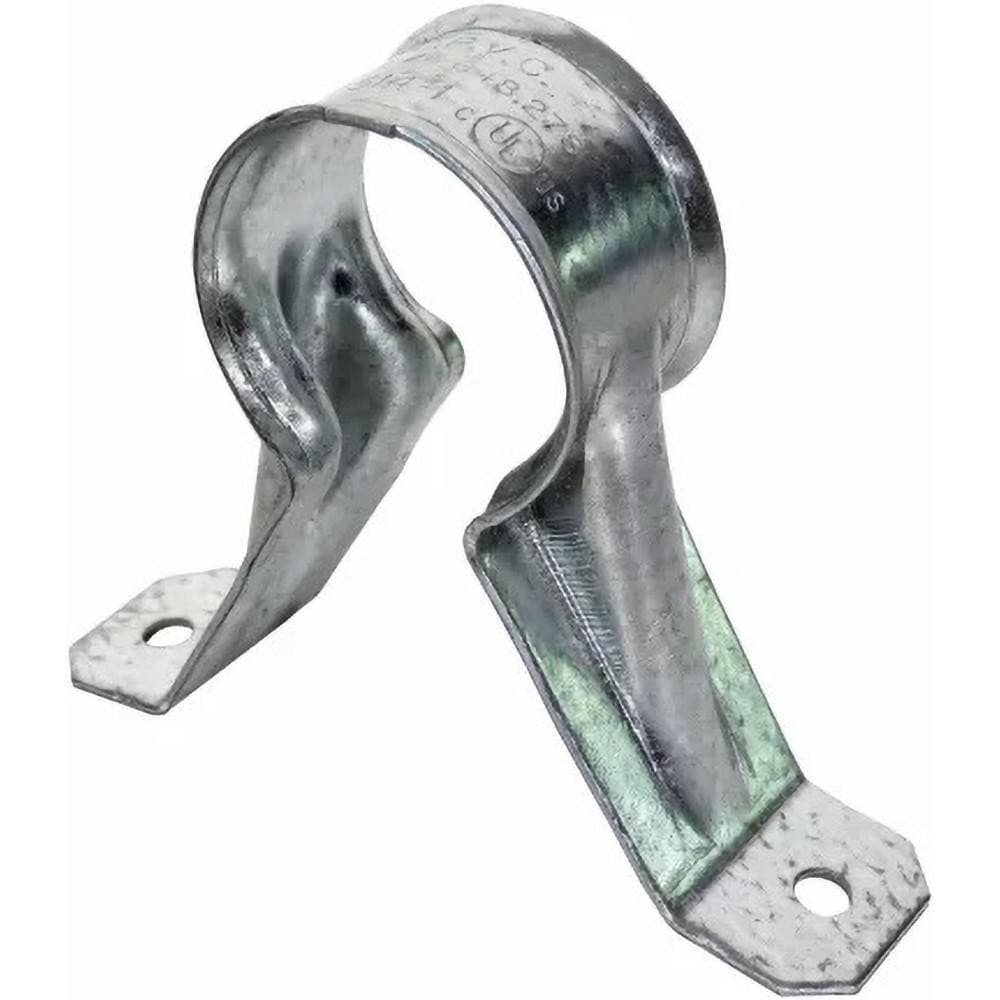 Two Hole Strap: 3/4" Pipe, Steel