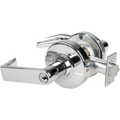 Lever Locksets; Lockset Type: Storeroom; Key Type: Keyed Different; Back Set: 2-3/4; Cylinder Type: Conventional; Material: Metal; Door Thickness: 1-5/8