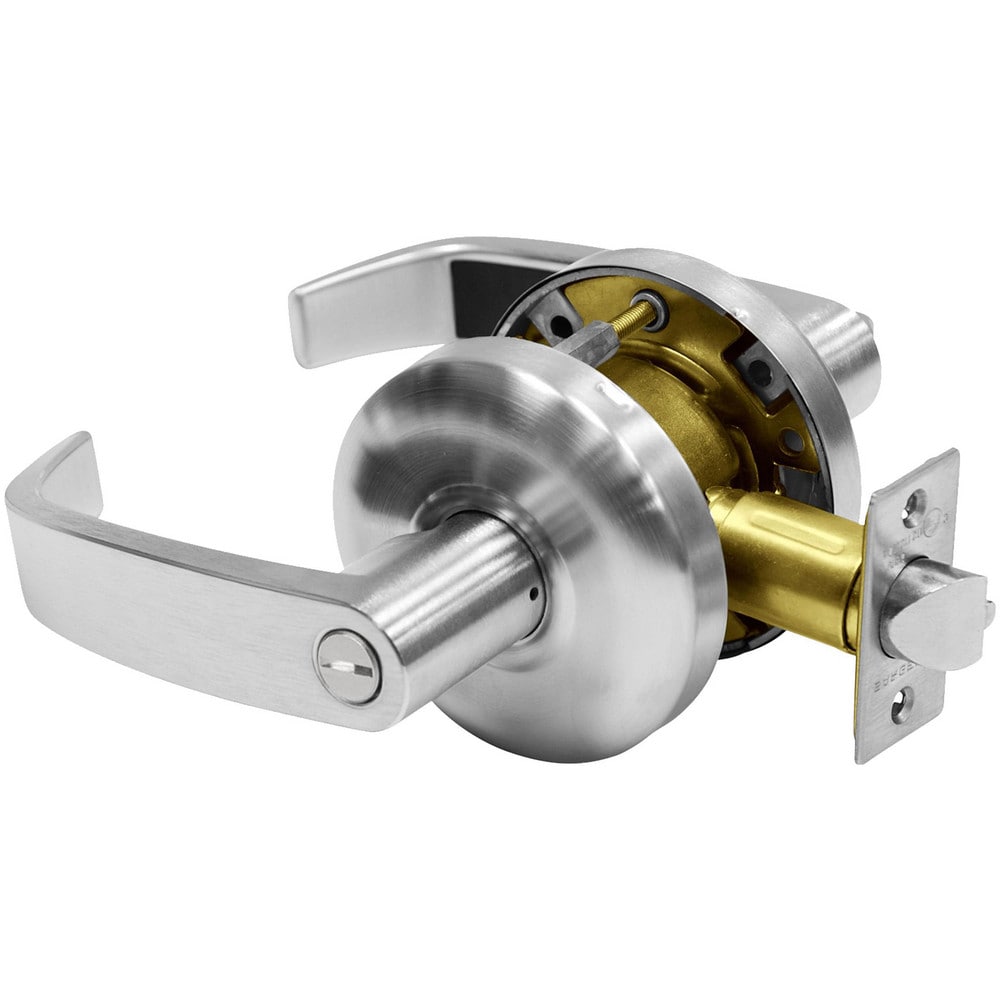 Lever Locksets; Lockset Type: Privacy; Key Type: Keyed Different; Back Set: 2-3/4; Cylinder Type: Non-Keyed; Material: Metal; Door Thickness: 1-3/8 to 1/3-4; Finish: Satin Chrome