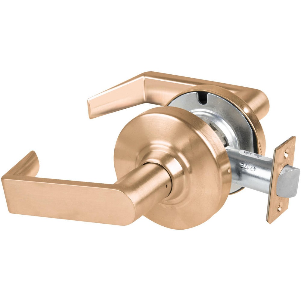 Lever Locksets; Lockset Type: Passage; Key Type: Keyed Different; Back Set: 2-3/4; Cylinder Type: Non-Keyed; Material: Metal; Door Thickness: 1-5/8