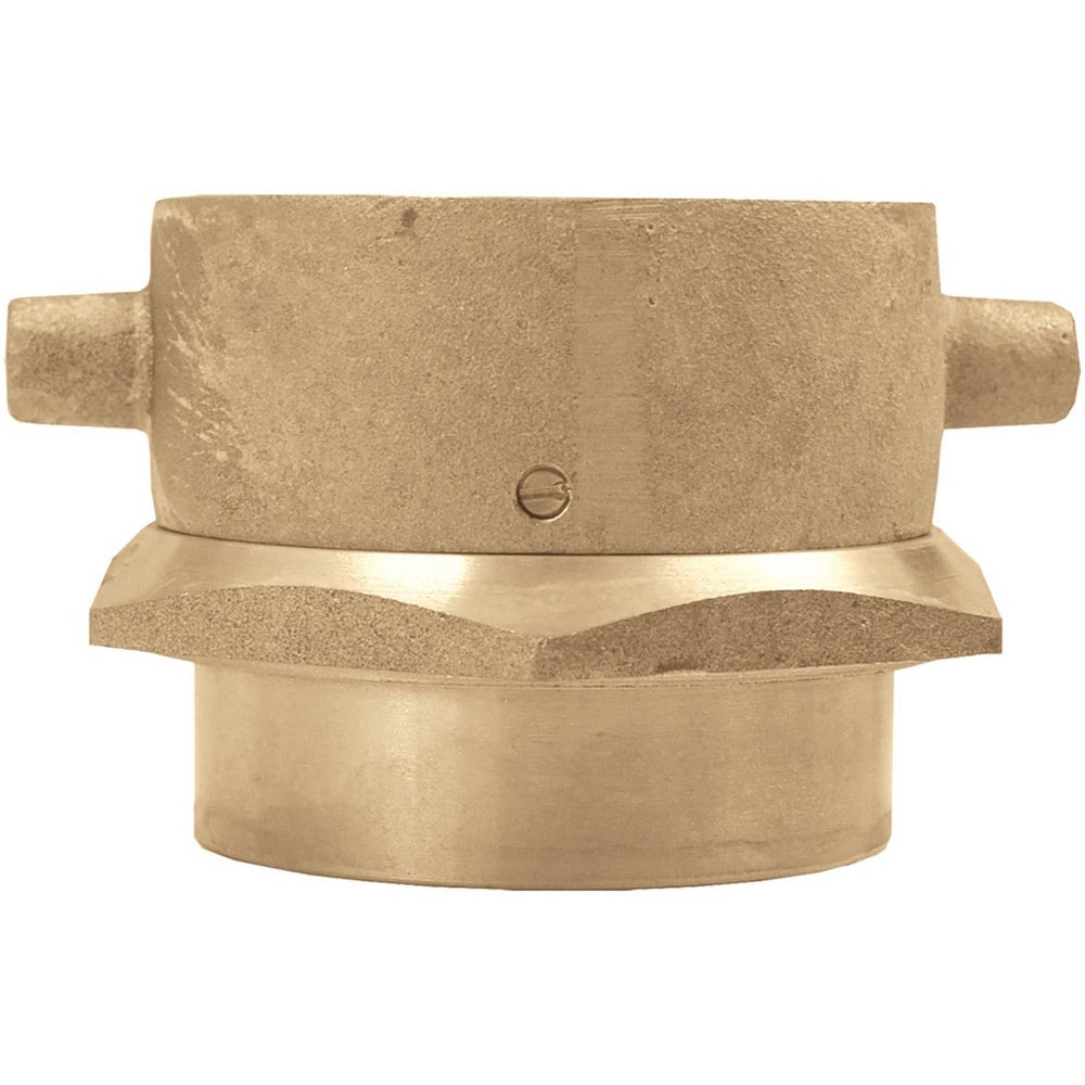 Brass & Chrome Pipe Fittings; Fitting Type: Female Swivel Adapter; Fitting Size: 1-1/2; End Connections: FNST x FNPT; Material Grade: 360; Connection Type: Threaded; Pressure Rating (psi): 175; Fitting Shape: Straight; Thread Standard: NPT, NST