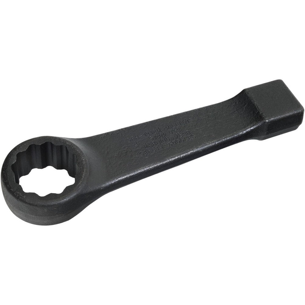 Striking Box End Wrench: 3-3/4", 12 Point, Single End