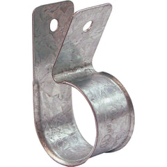 One Hole Strap: 1-1/2" Pipe, Steel