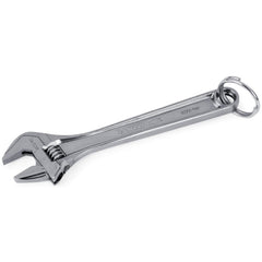 Adjustable Wrench: 8" OAL, 1-5/32" Jaw Capacity