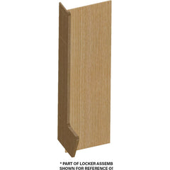 Locker Accessories; Accessory Type: Locker Accessory; For Use With: Hallowell Recruiter-2 Wood Setback Lockers; Material: Wood