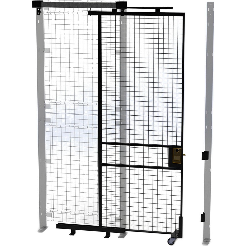 Temporary Structure Partitions; Overall Height: 96 in; Width (Inch): 34; Overall Depth: 1.5 in; Construction: Welded; Material: Steel