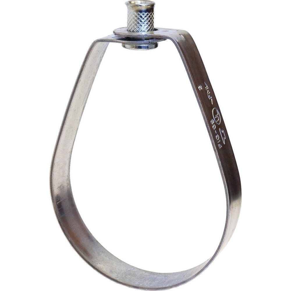 Adjustable Swivel Ring Hanger: 1-1/2" Pipe, Carbon Steel