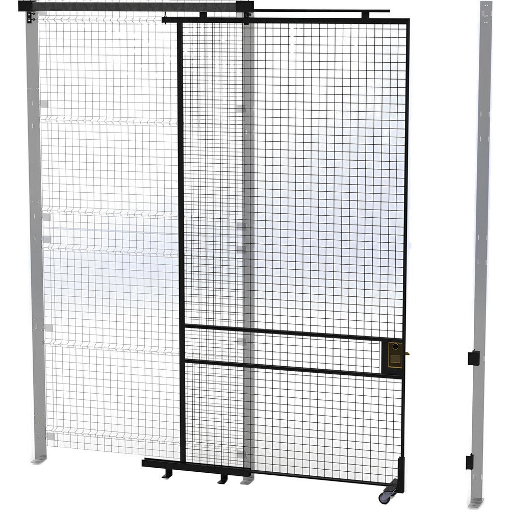 Temporary Structure Partitions; Overall Height: 120 in; Width (Inch): 58; Overall Depth: 1.5 in; Construction: Welded; Material: Steel